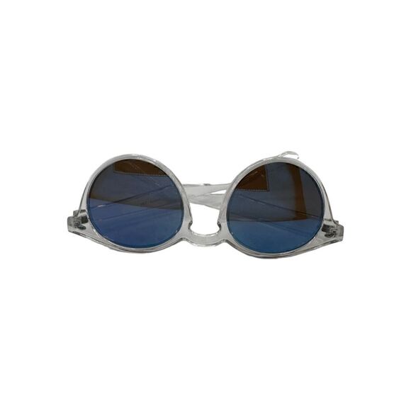 Cat Eye clear plastic blue/grey lenses sunglasses dr576 20d - Picture 8 of 8